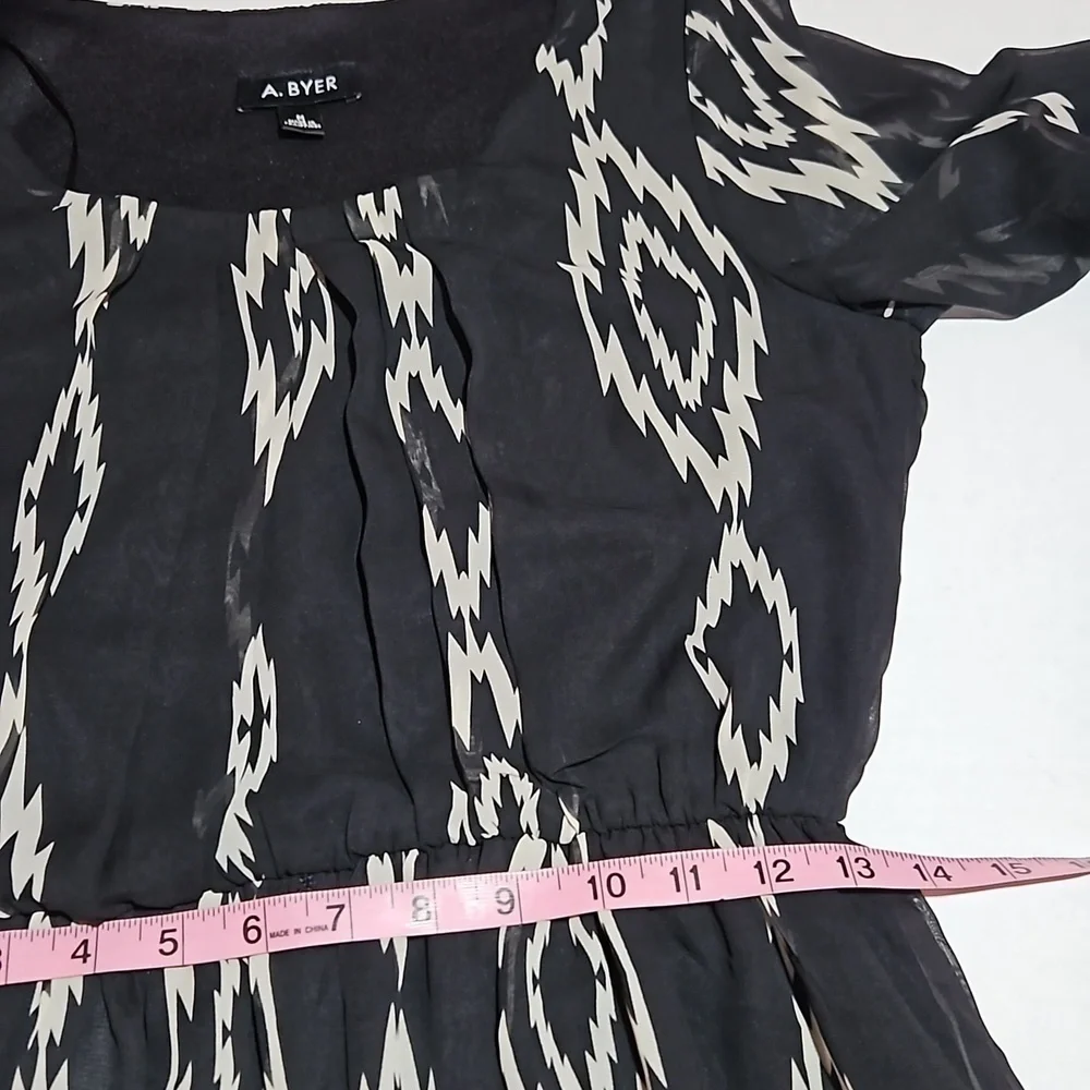 A. Byer | Black Tribal Print Dress - Picture 6 of 9